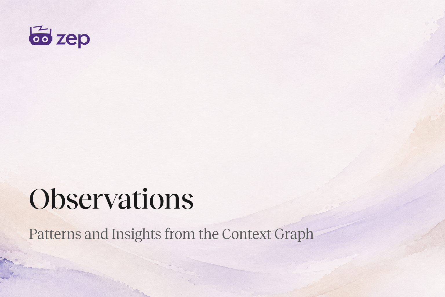 Observations: Patterns and Insights from the Context Graph