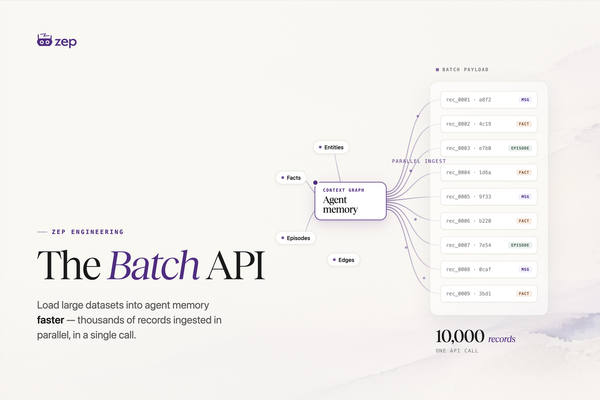 The Batch API: Load Large Datasets into Agent Memory