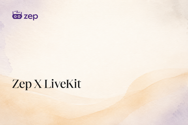 Building Voice Agents with Memory: Zep x LiveKit