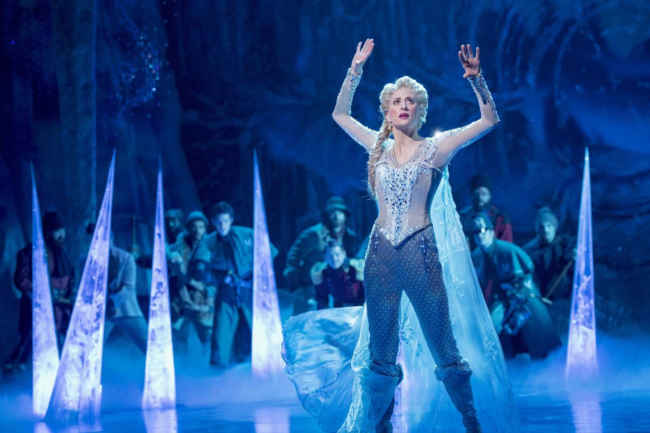 Review: ‘Frozen’ freezes up on stage