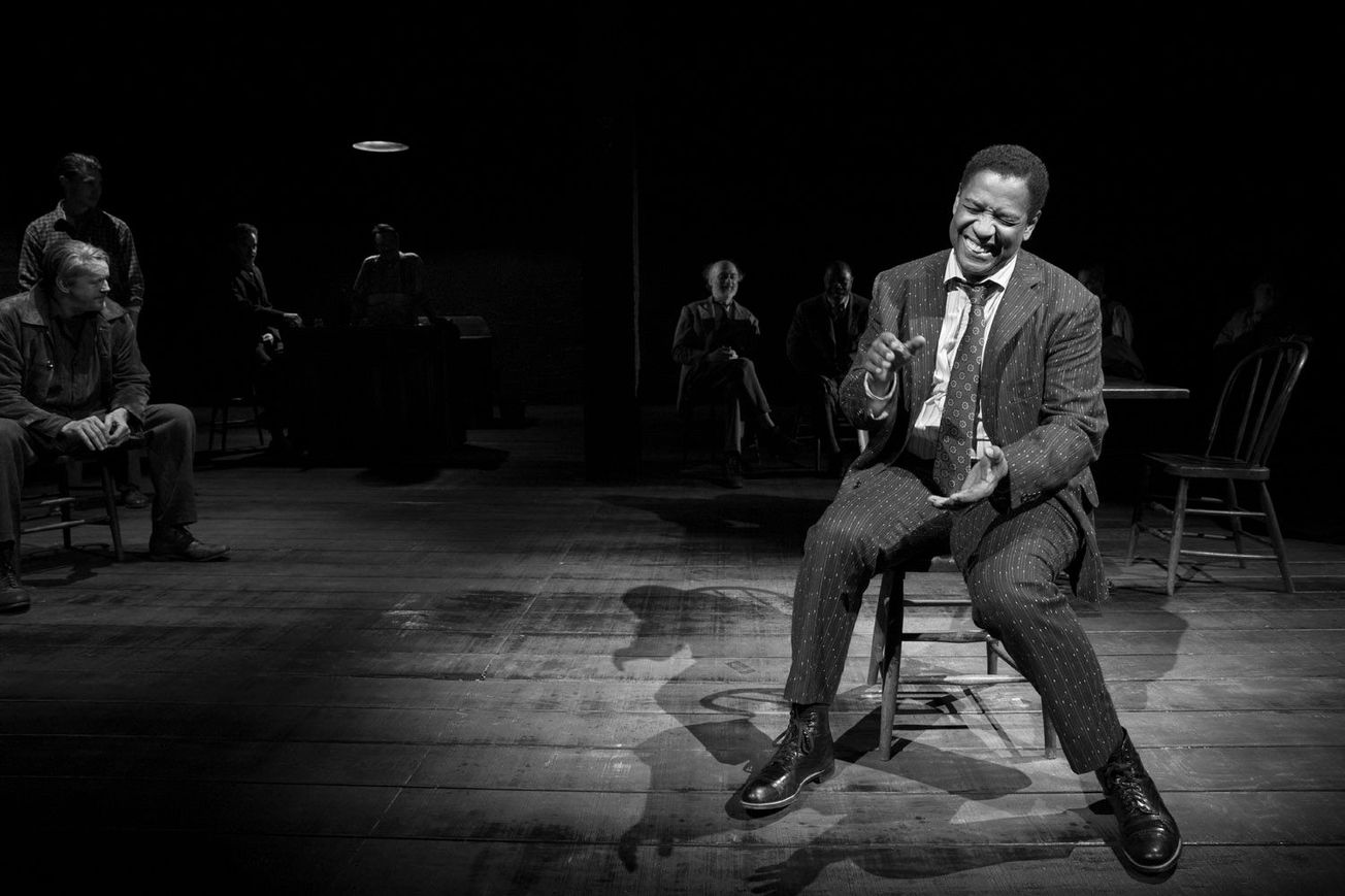 Review: Denzel Washington radiates energy in ‘Iceman Cometh’