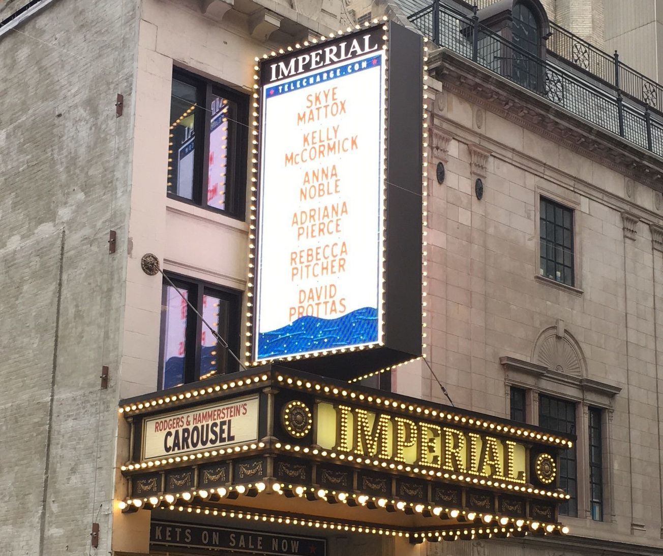‘Carousel’ marquee bucks Broadway tradition by listing all cast names
