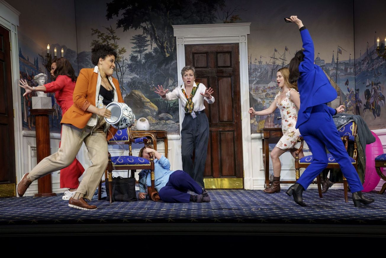 Review: ‘POTUS’ aims for fresh satire and mostly succeeds