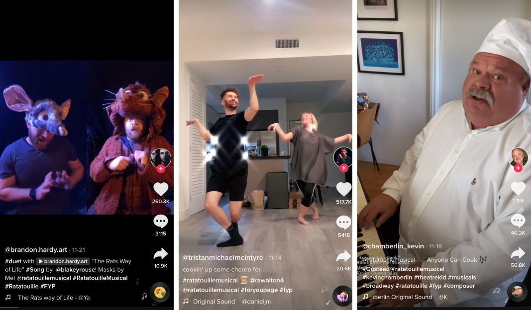 ‘Ratatouille’ TikTok musical to be presented in digital performance