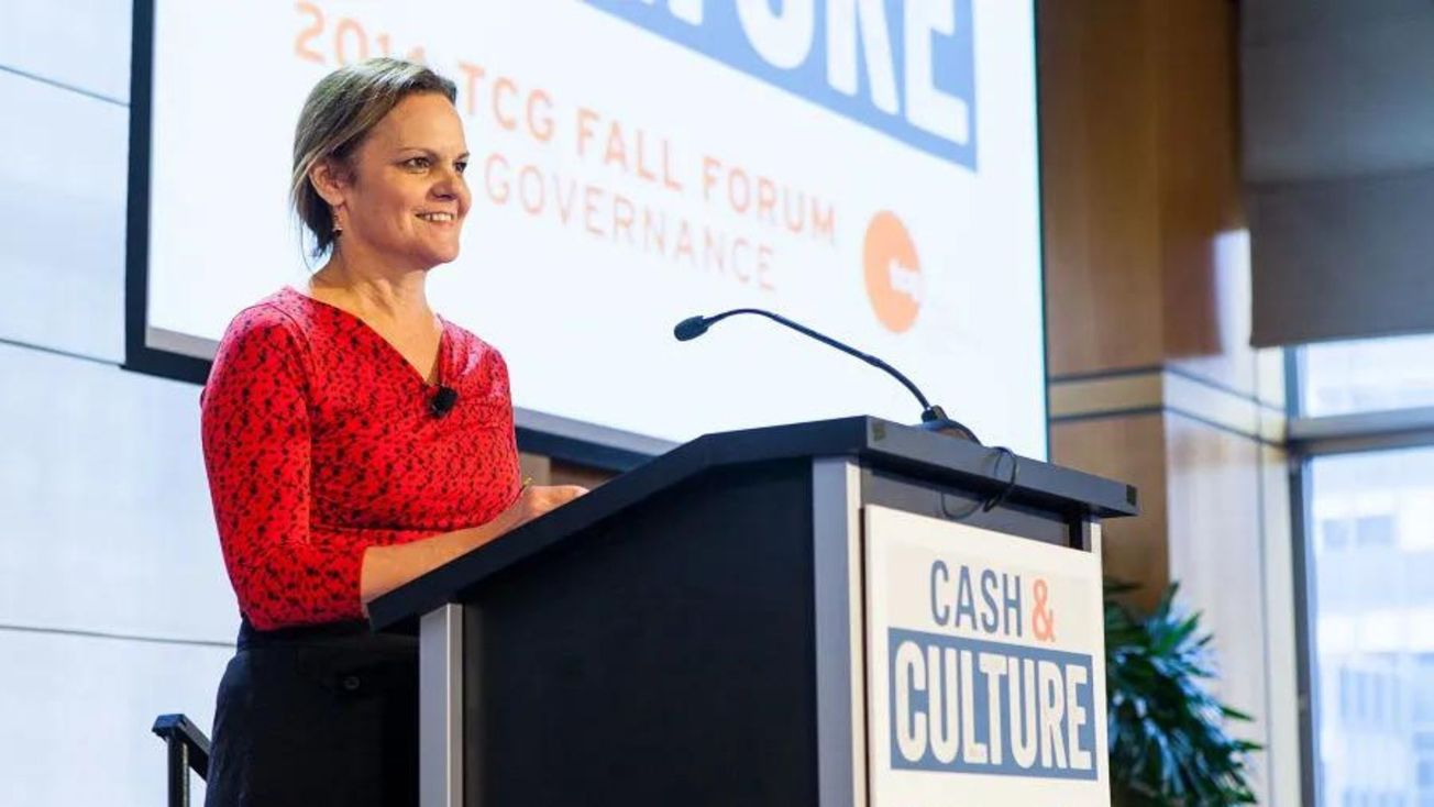 Theatre Communications Group’s executive director and CEO Teresa Eyring announces departure