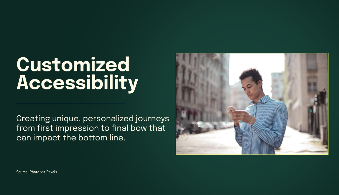 Customized Experiences in Creating Accessible Entry Points For Ticket Buyers