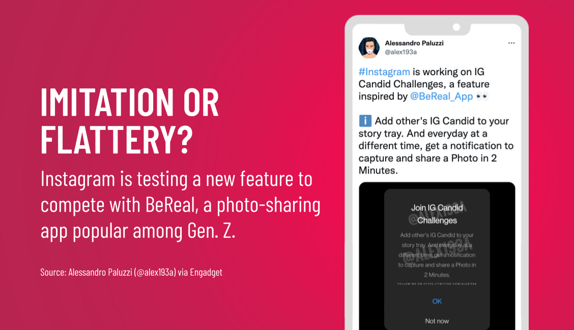 TO BE REAL, OR NOT TO BE REAL? THAT IS INSTAGRAM’S LATEST QUESTION.