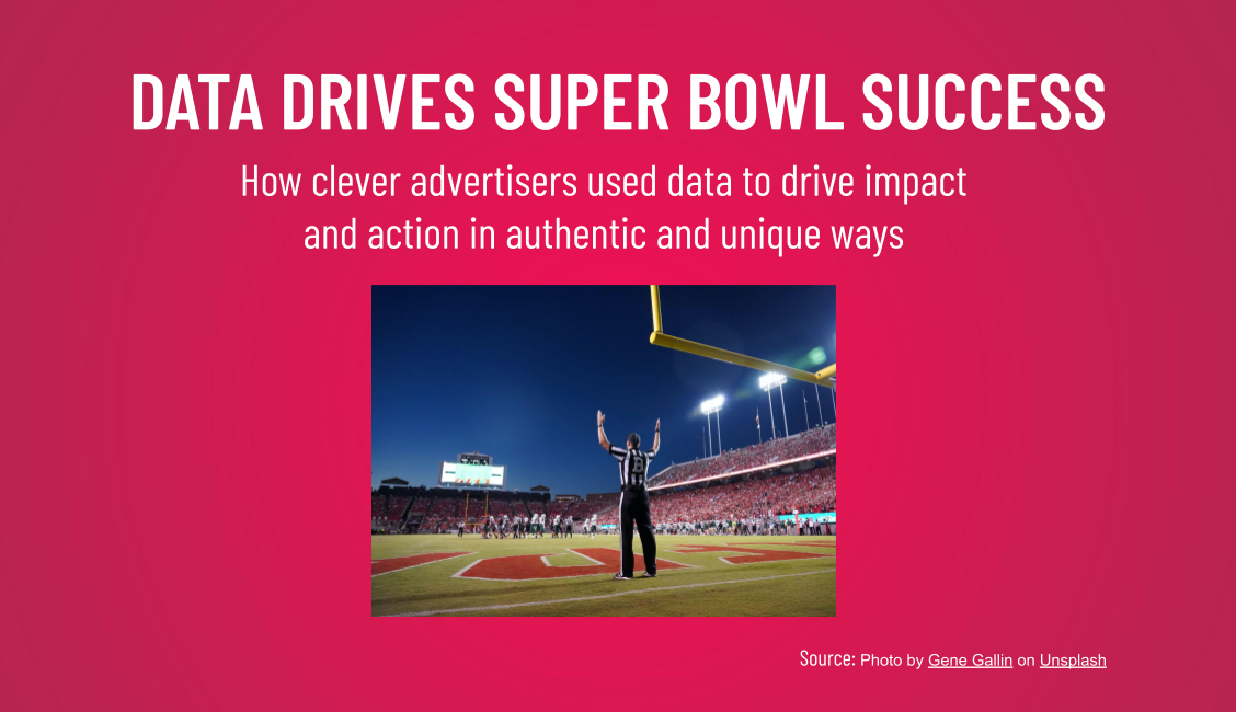 MARKETING DURING MAYHEM - TWO LEARNINGS FROM SUPER BOWL 57