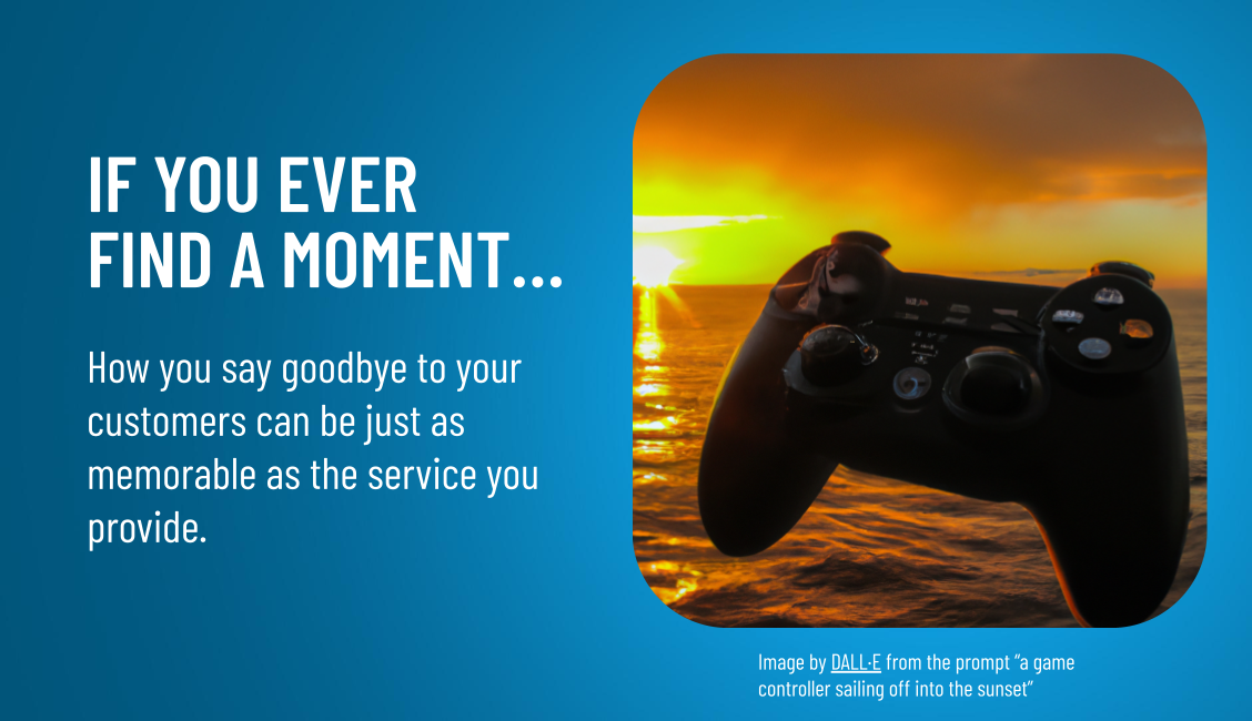 How to Finish Classy: a Lesson From the Gaming Industry