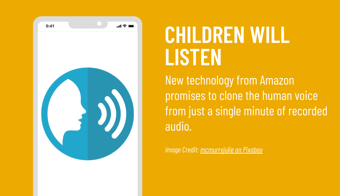 DIGITAL IMMORTALITY, COMING SOON TO YOUR CHILD’S BEDROOM