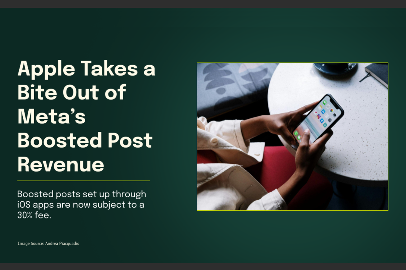 Meta is Passing Apple’s Tax for Boosted Posts onto Advertisers