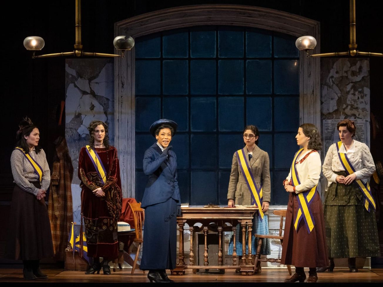 The Broadway Review:  ‘Suffs’ is a sleek account of feminist history that’s liberating — but not just — for all