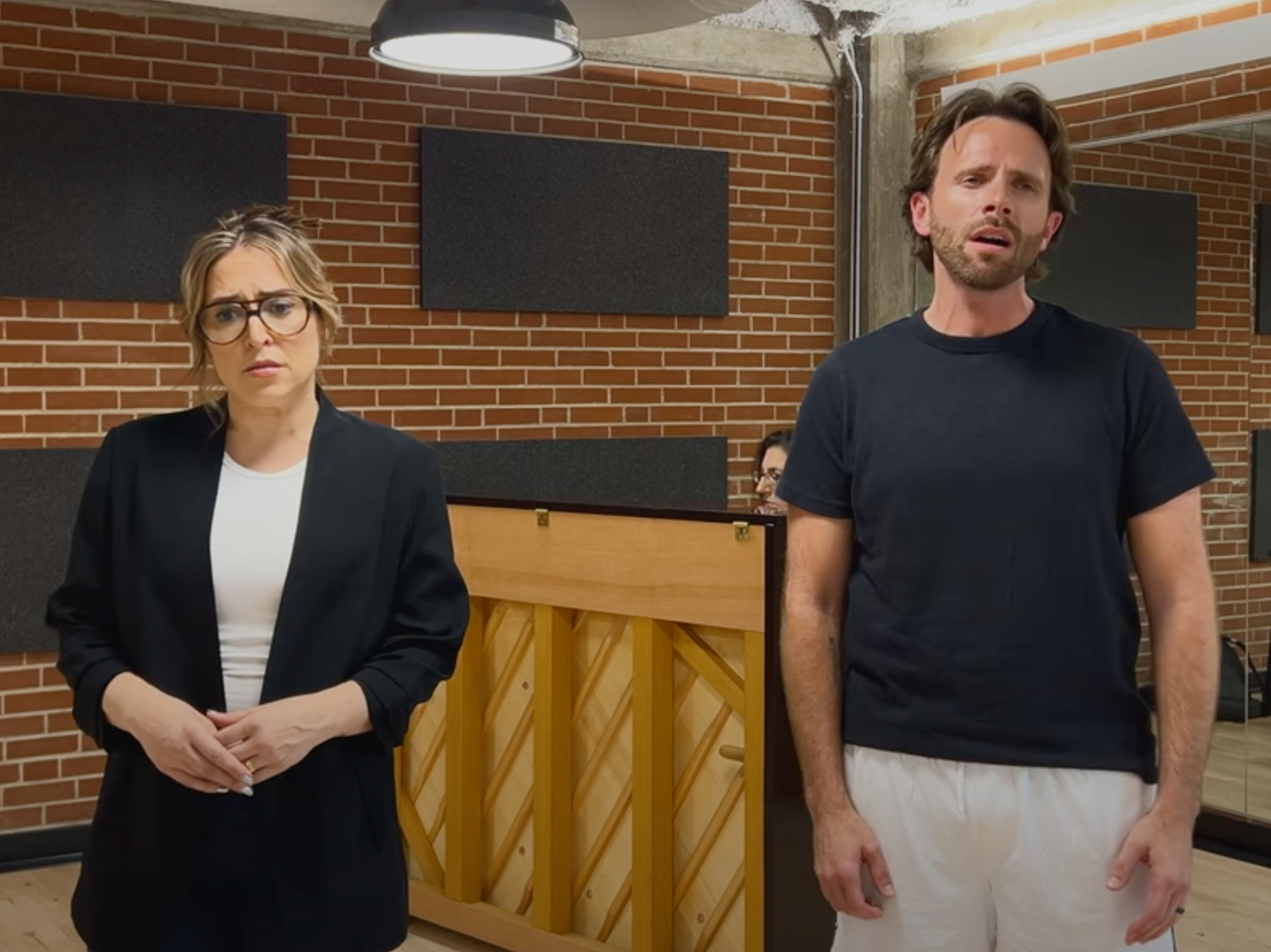 Watch Jessica Vosk and Devin DeSantis in rehearsal for the Muny’s ‘Waitress’