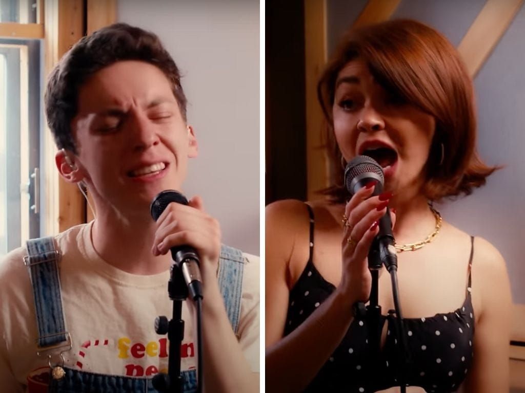 Watch Andrew Barth Feldman and Sarah Hyland duet on a song from ‘Little Shop of Horrors’
