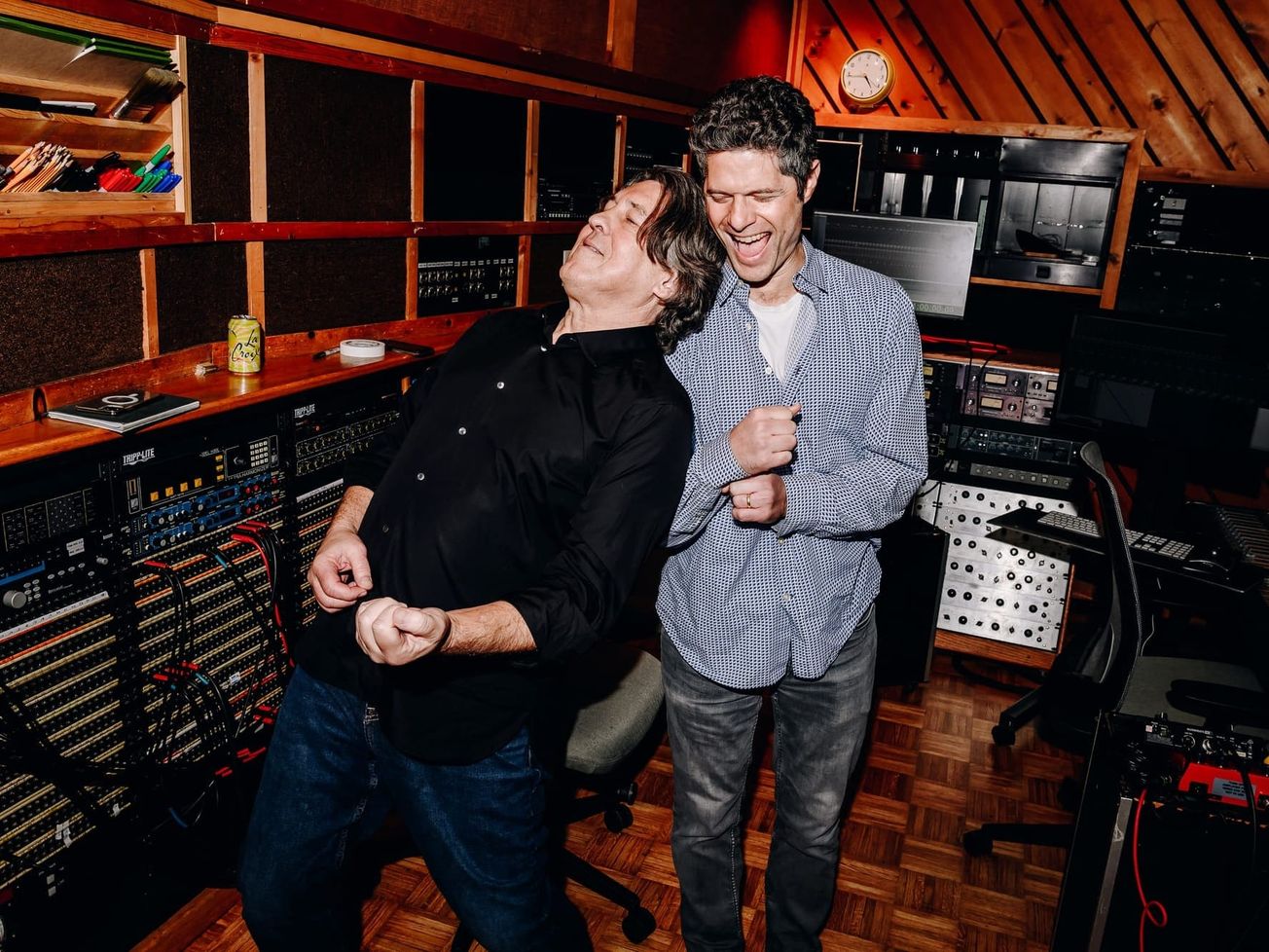 Inside the cast album recording studio