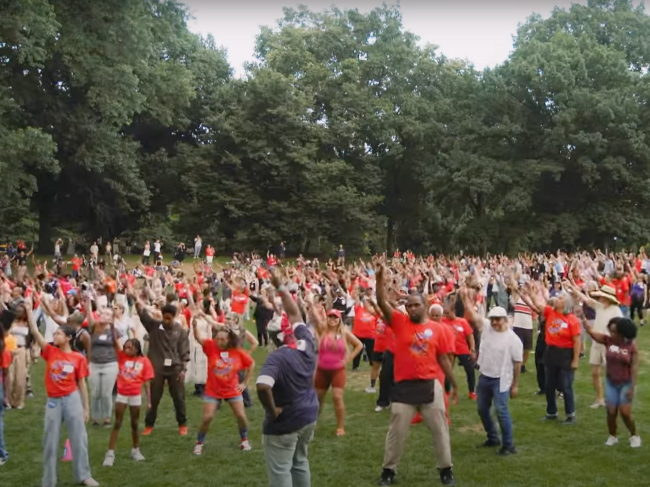 Watch New Yorkers dance ‘Hell’s Kitchen’ choreography in Central Park