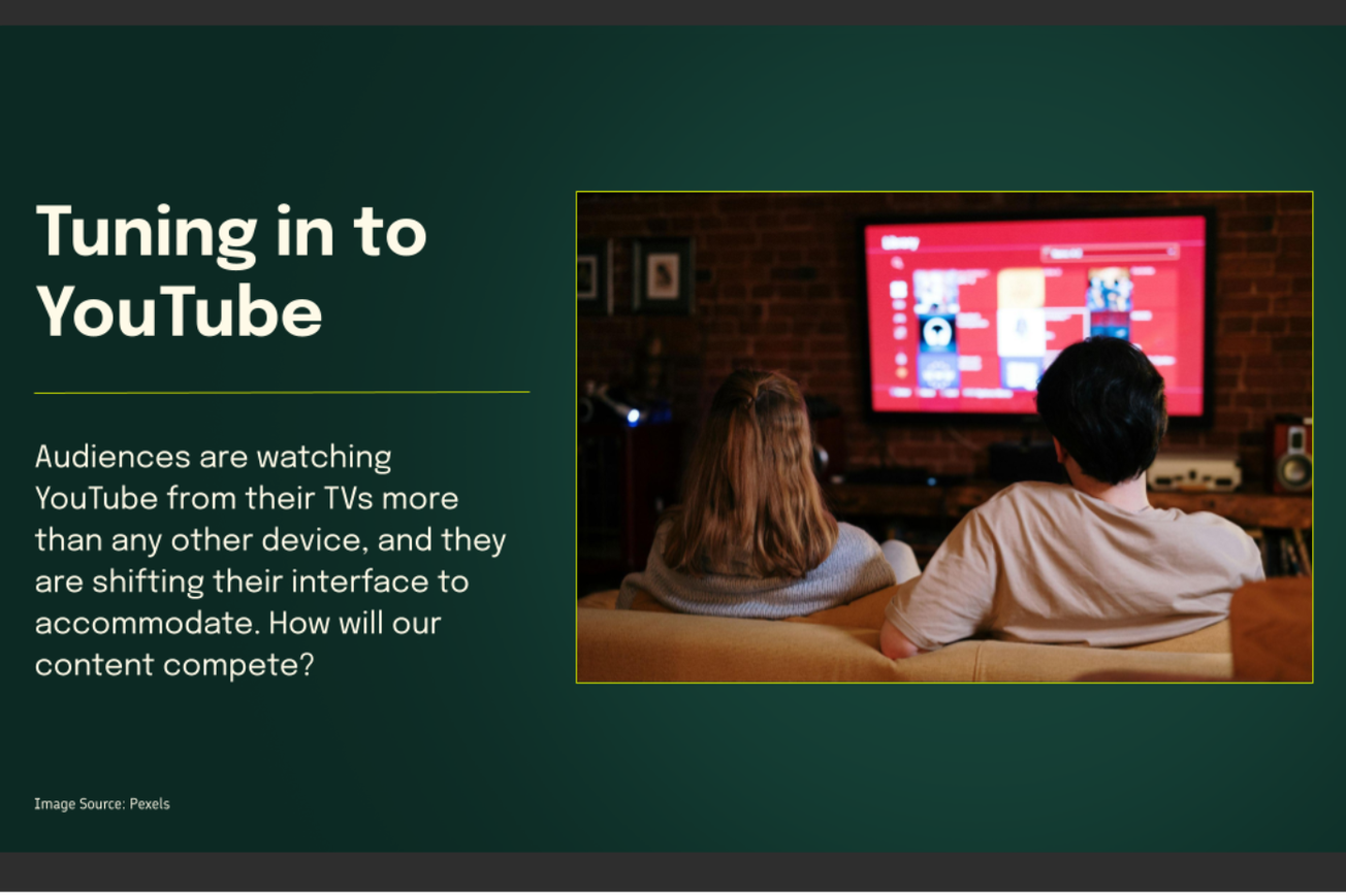 Tuning in to YouTube