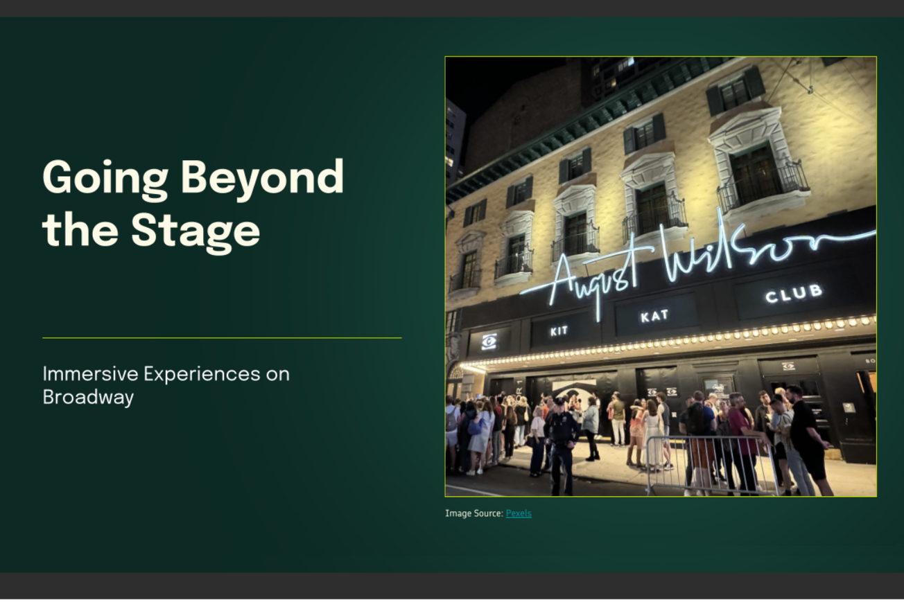 Going Beyond the Stage: Immersive Experiences on Broadway