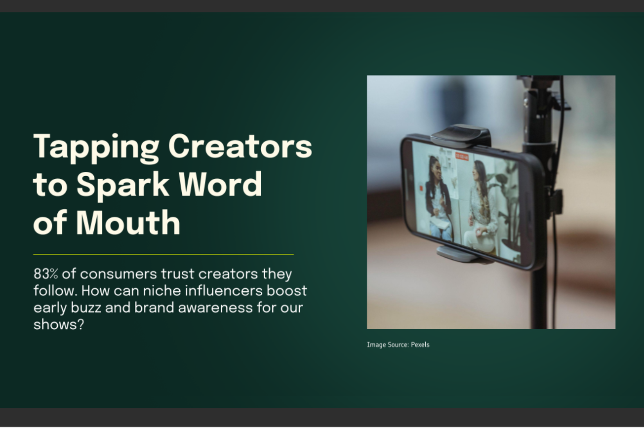 Leaning on Creators to Drive Word of Mouth