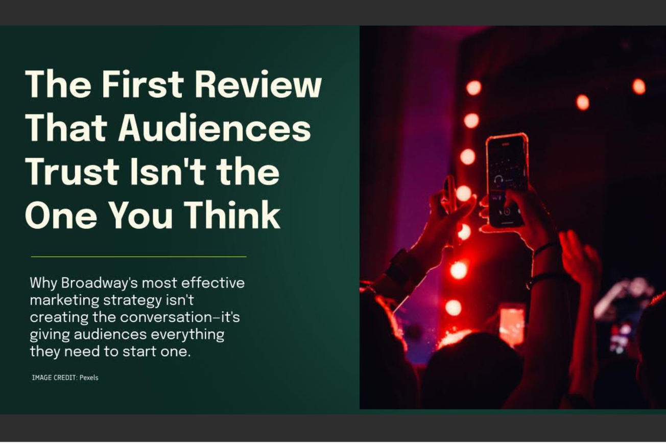 The first review that audiences trust isn't the one you think