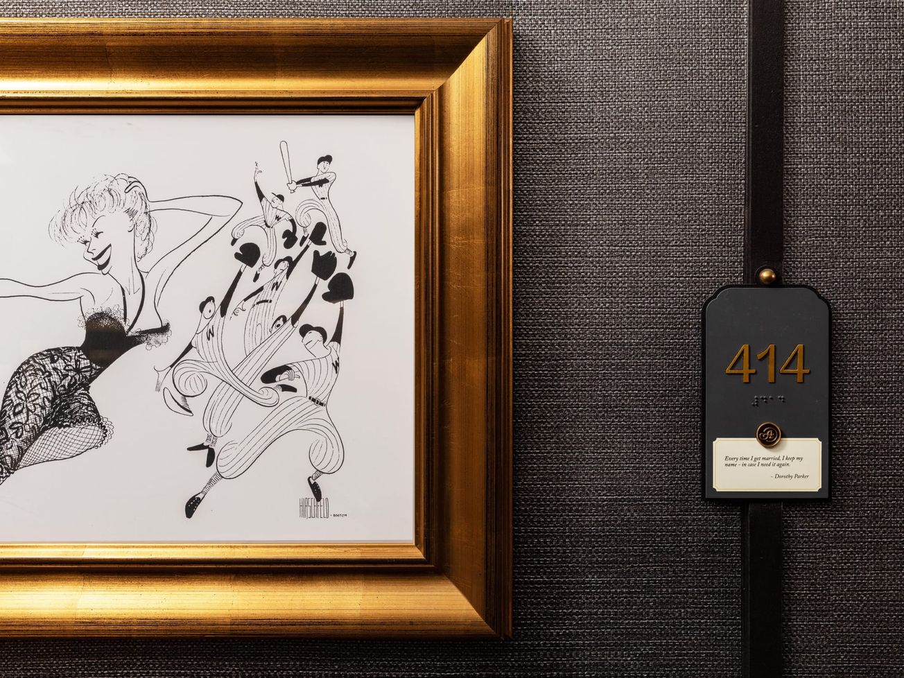 Algonquin Hotel adds artwork by Al Hirschfeld to guest rooms in major renovation