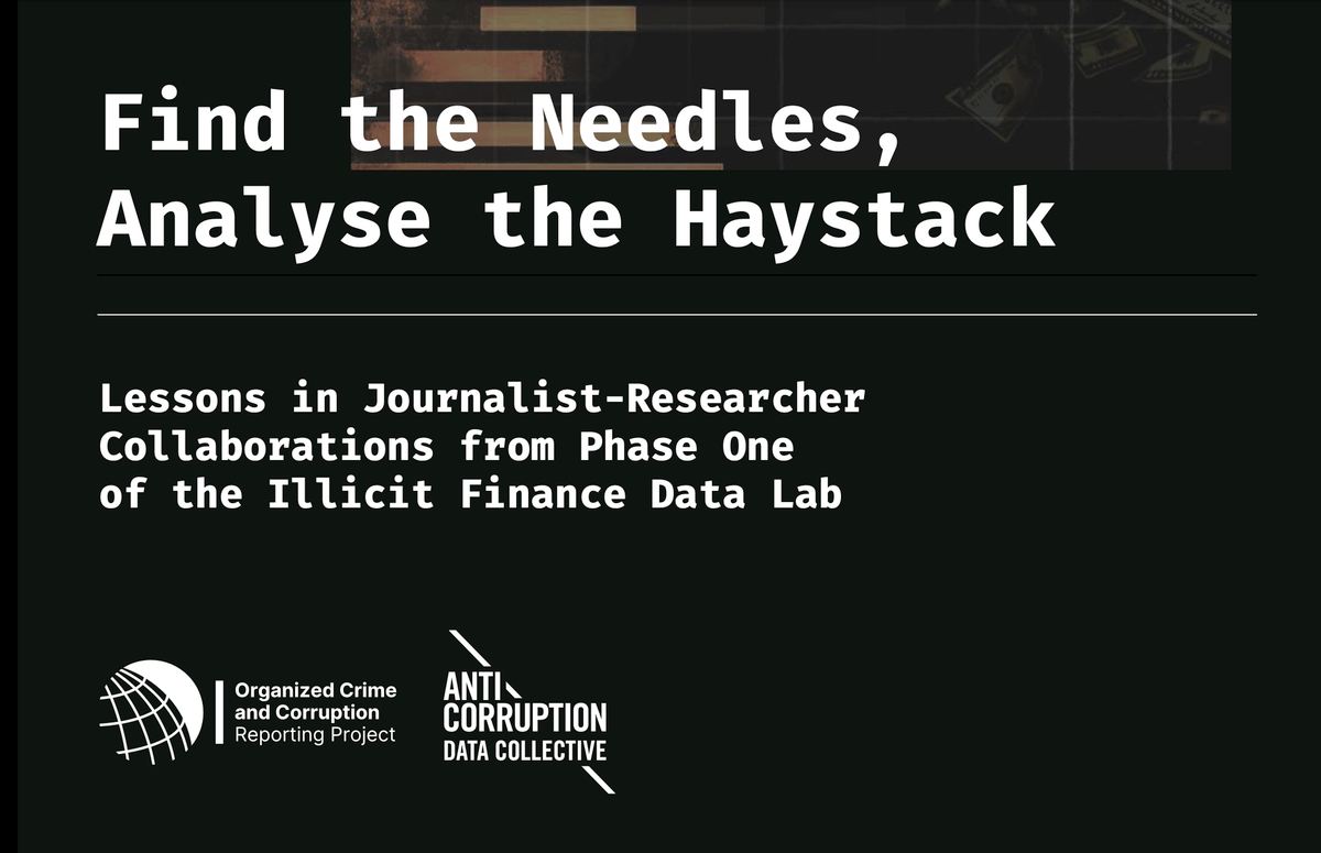 The Illicit Finance Data Lab's Phase One Report