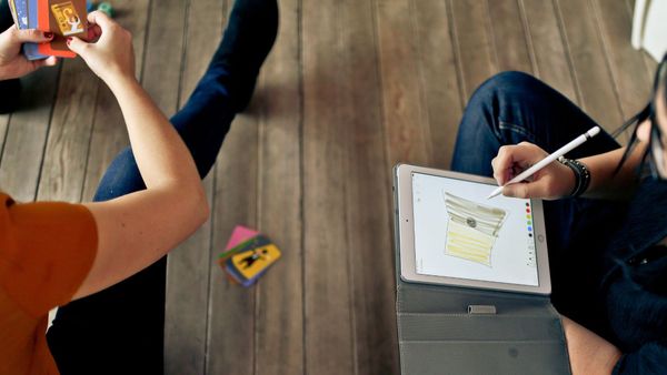 Malování v online lekci