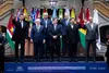 Buenos Aires, Buenos Aires, Argentina. 3rd July, 2025. MERCOSUR presidents meet at San MartÃ-n Palace during the MERCOSUR and Associated States Summit