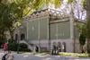 Una vista del padiglione russo chiuso alla Biennale di Venezia 2022