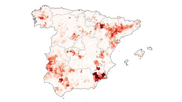 MAPAS | El número de explotaciones de porcino cae un 50% en una década mientras sube un 20% el de animales