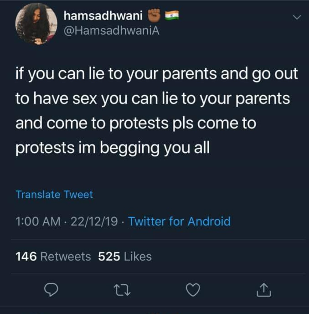 Screenshot of Tweet