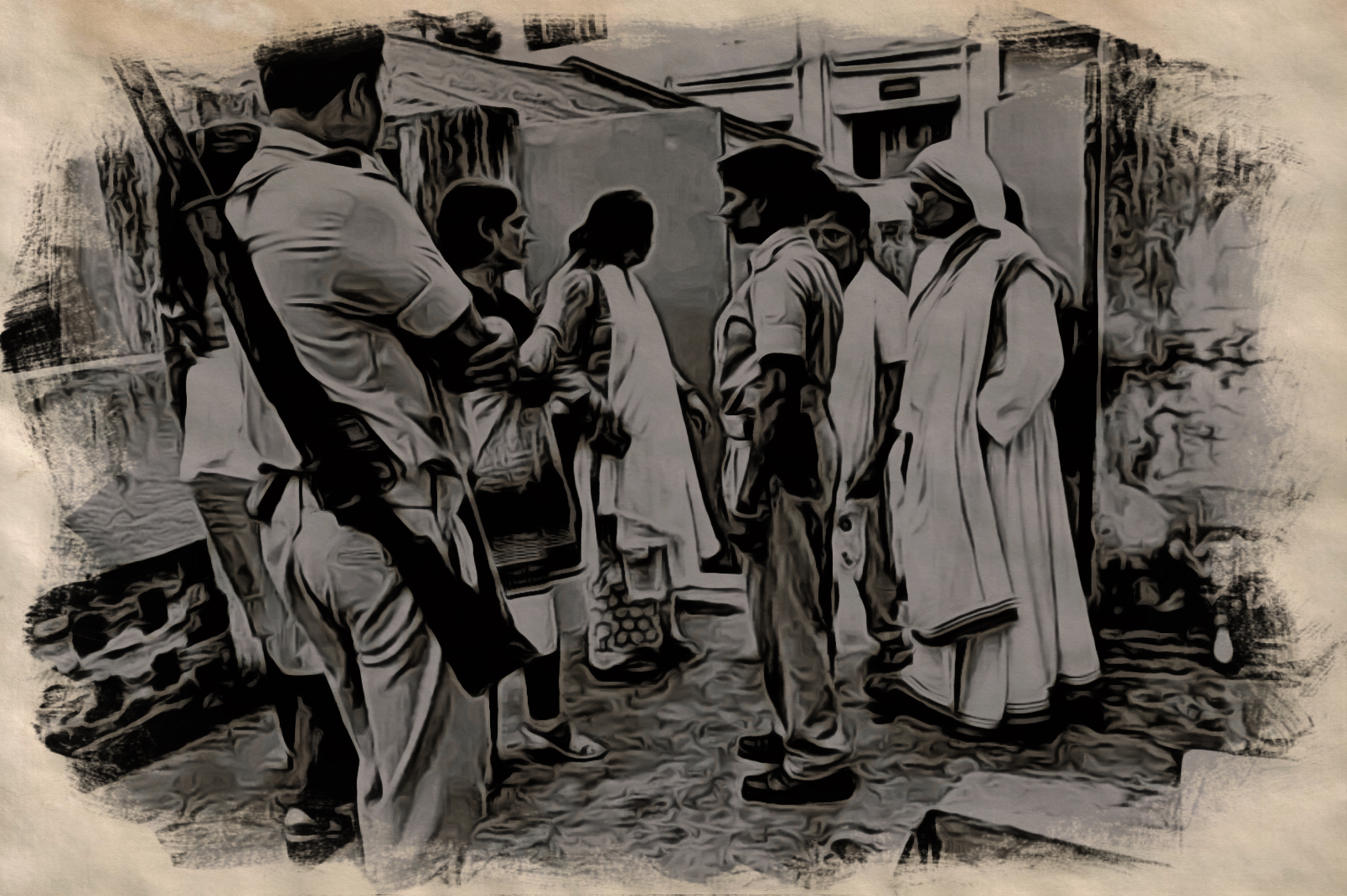 Police Questioning Nirmal Hriday Nuns