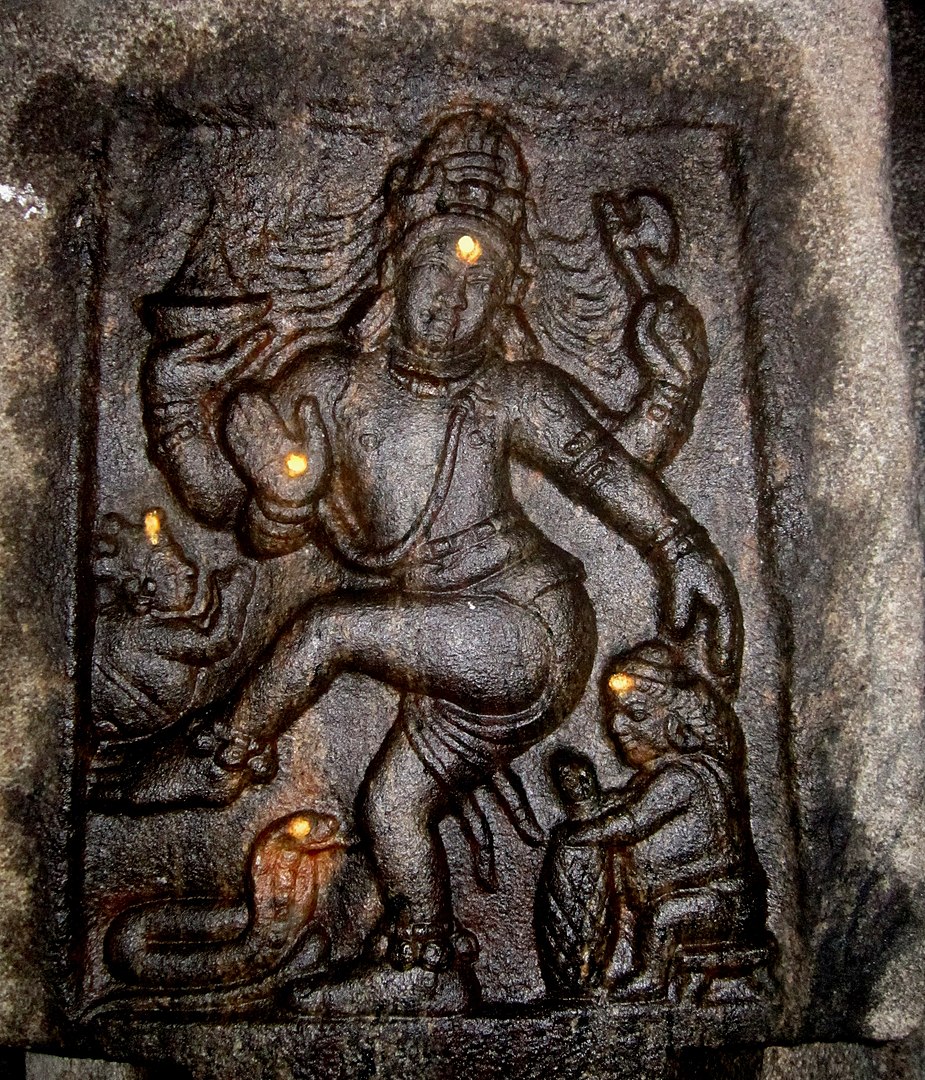 Nataraja Sculpture on a Pillar