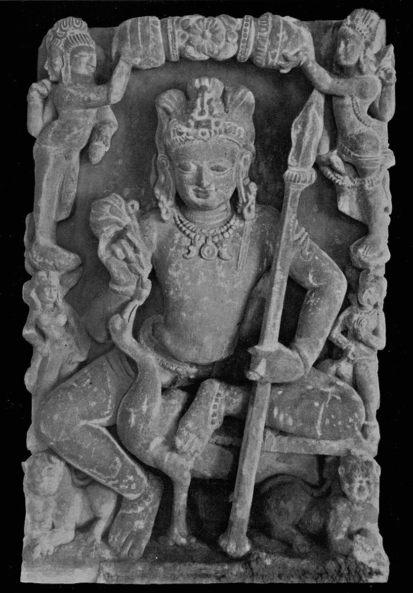 Skanda Sculpture: 6th Century CE