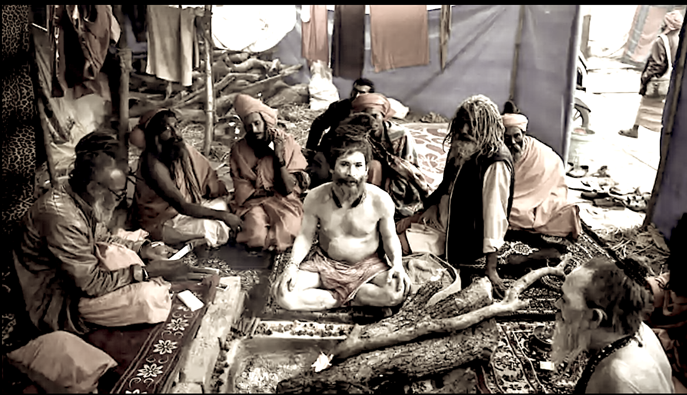 An Akhada at the Kumbha Mela