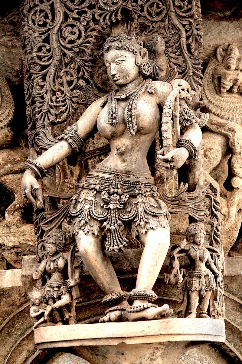 A Sculpture at Belur Chennakeshava Temple