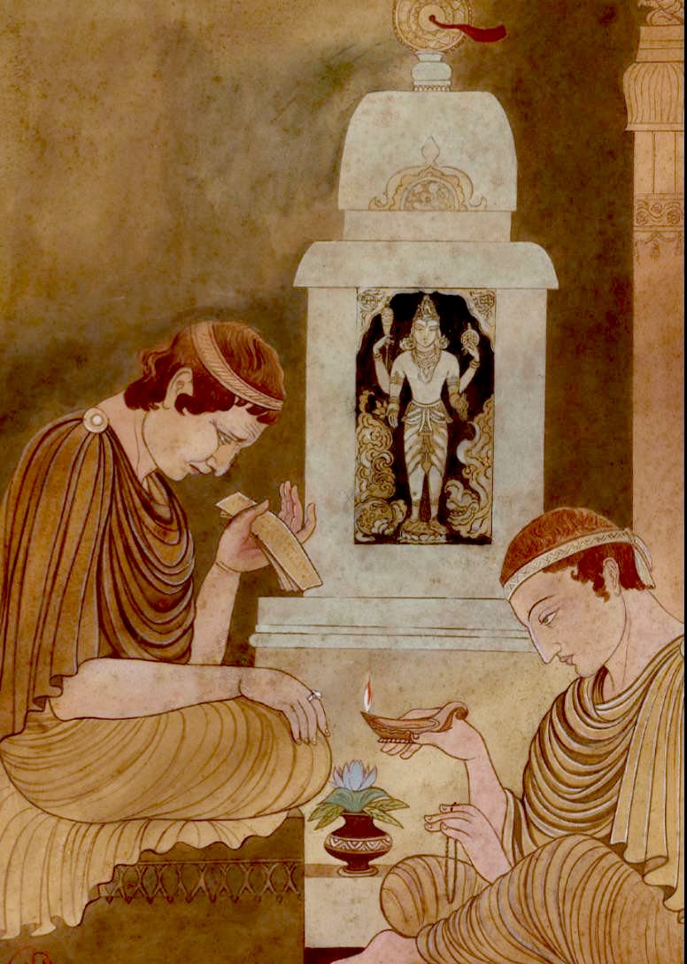 The Greek Heliodorus Embracing Sanatana Dharma 