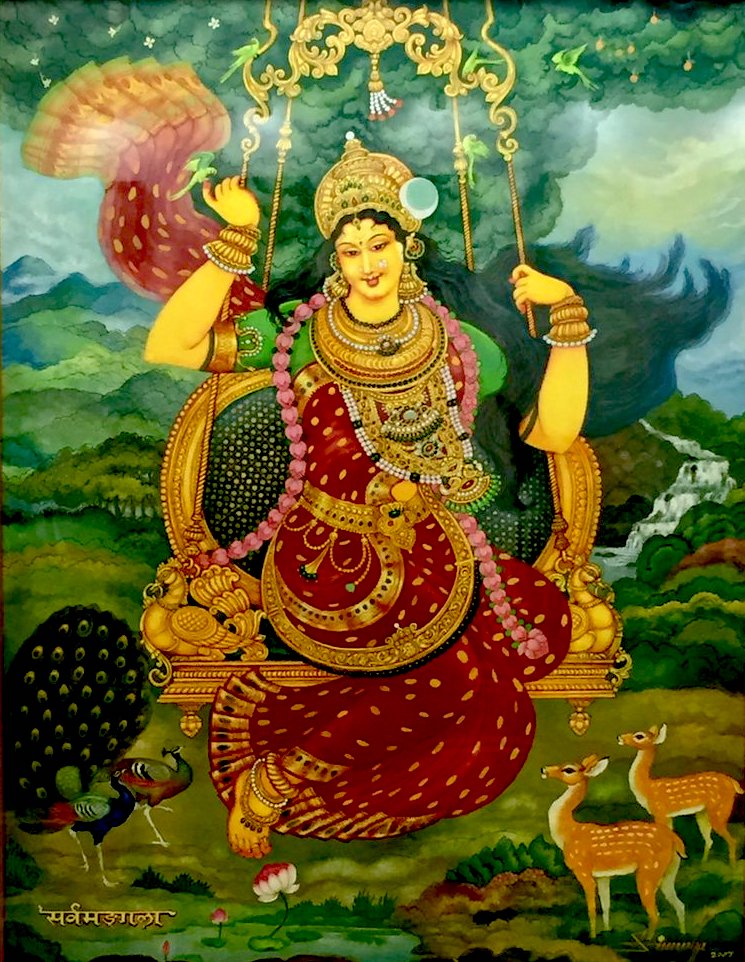 Painting of Sarvamangala Devi