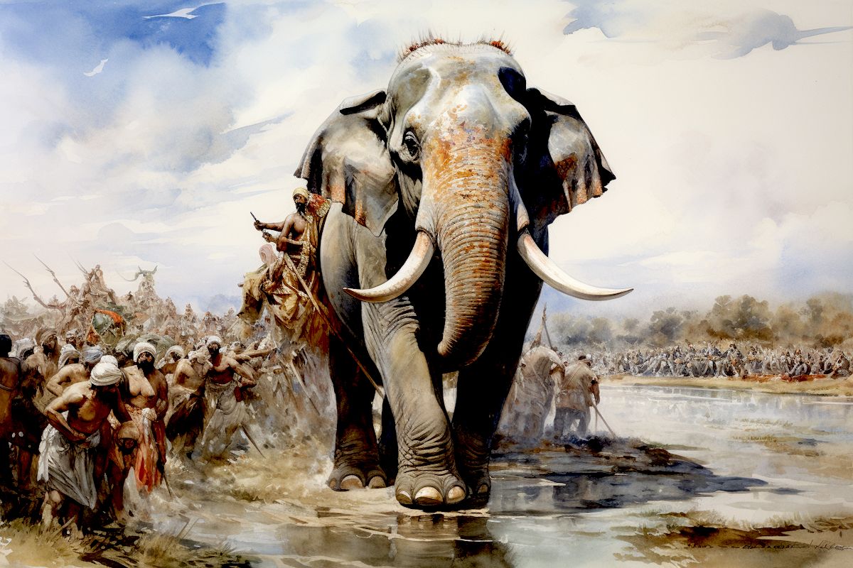 Maharaja Jayachandra’s White Elephant that Refused to Salute Muhammad Ghori
