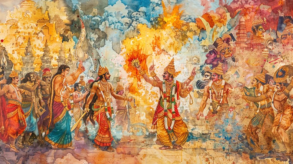 What does the Ramayaṇa stand for? 