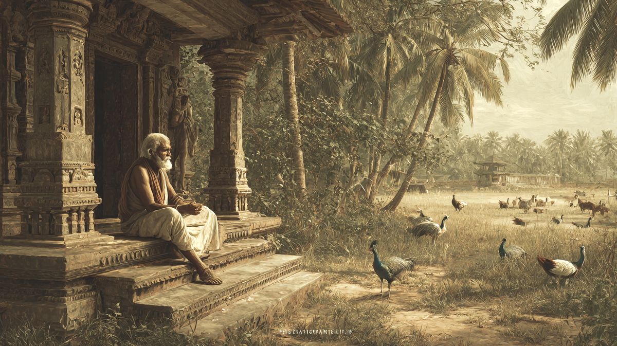A Glimpse of the Daily Routine and Life of a Brahmin Patriarch