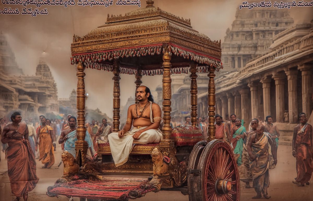 Mahakavi Srinatha Throws a Challenge to Arunagirinatha Kavi