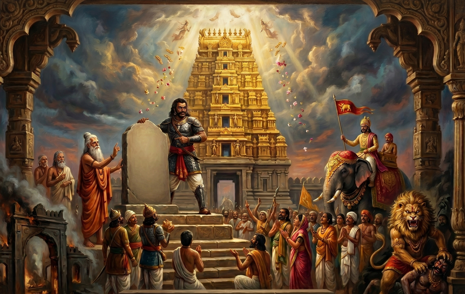 Shadows and Seven Storeys: Gunda Dandanatha's Epic Resurrection of the Belur Temple