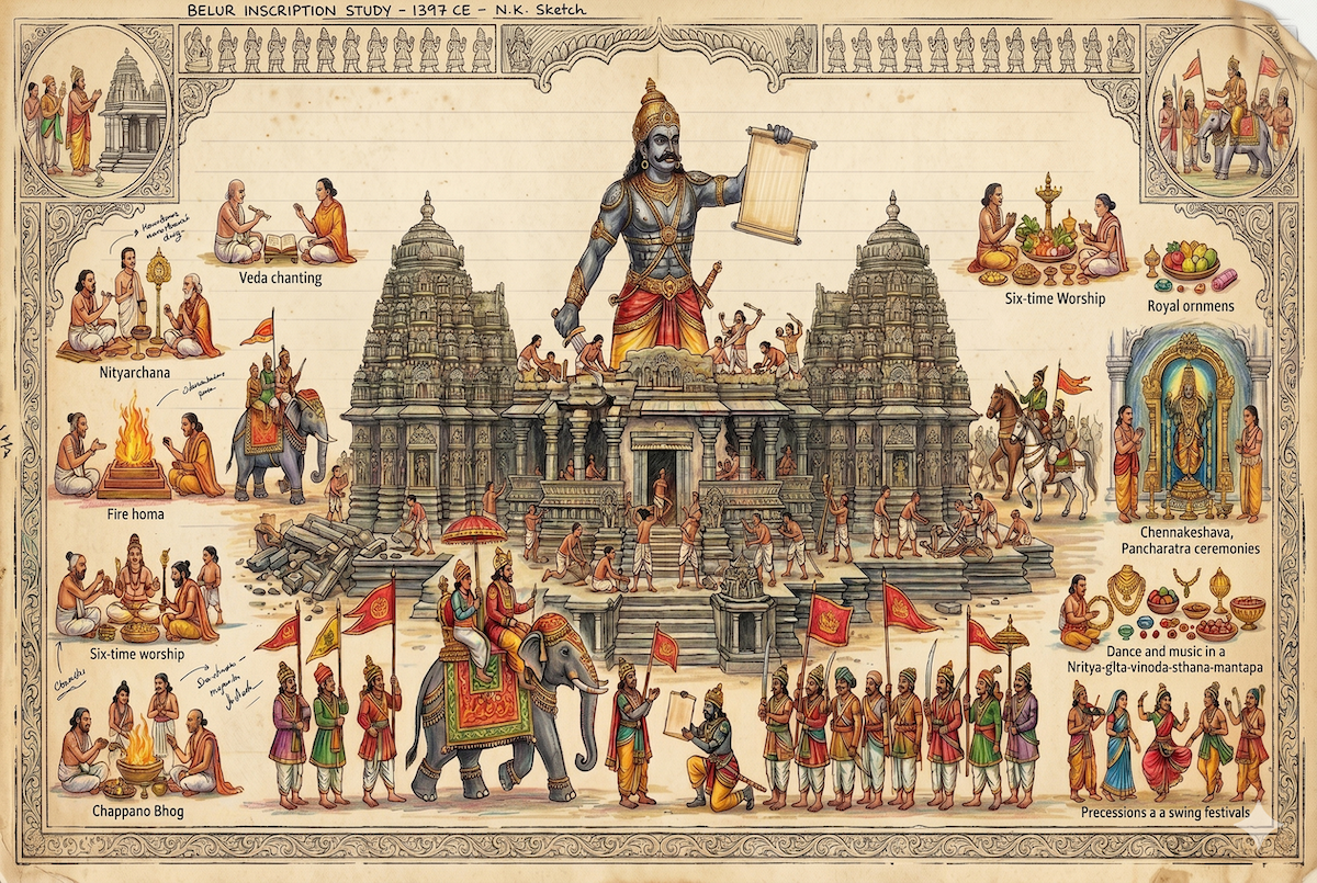 Defying the Turushkas: How Gunda Dandanatha Clobbered the Bahmanis and Restored the Belur Chennakeshava Temple