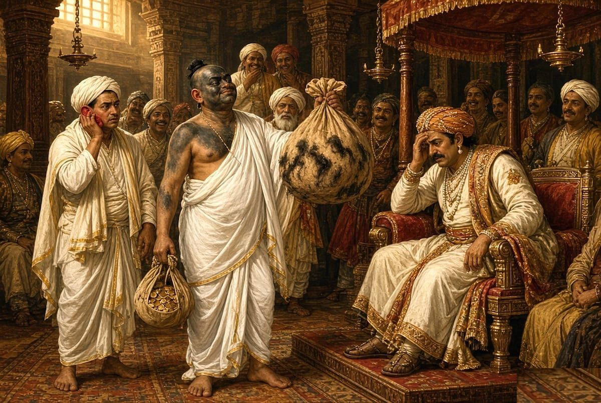 The Foolish Brahmin Who Became an Amildar: A Classic South Indian Folktale of Literal Obedience