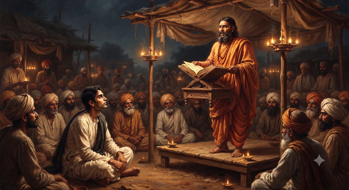 When a Wayward Youth Met Swami Dayananda Saraswati: The Night Munshi Ram Discovered the Vedic Path