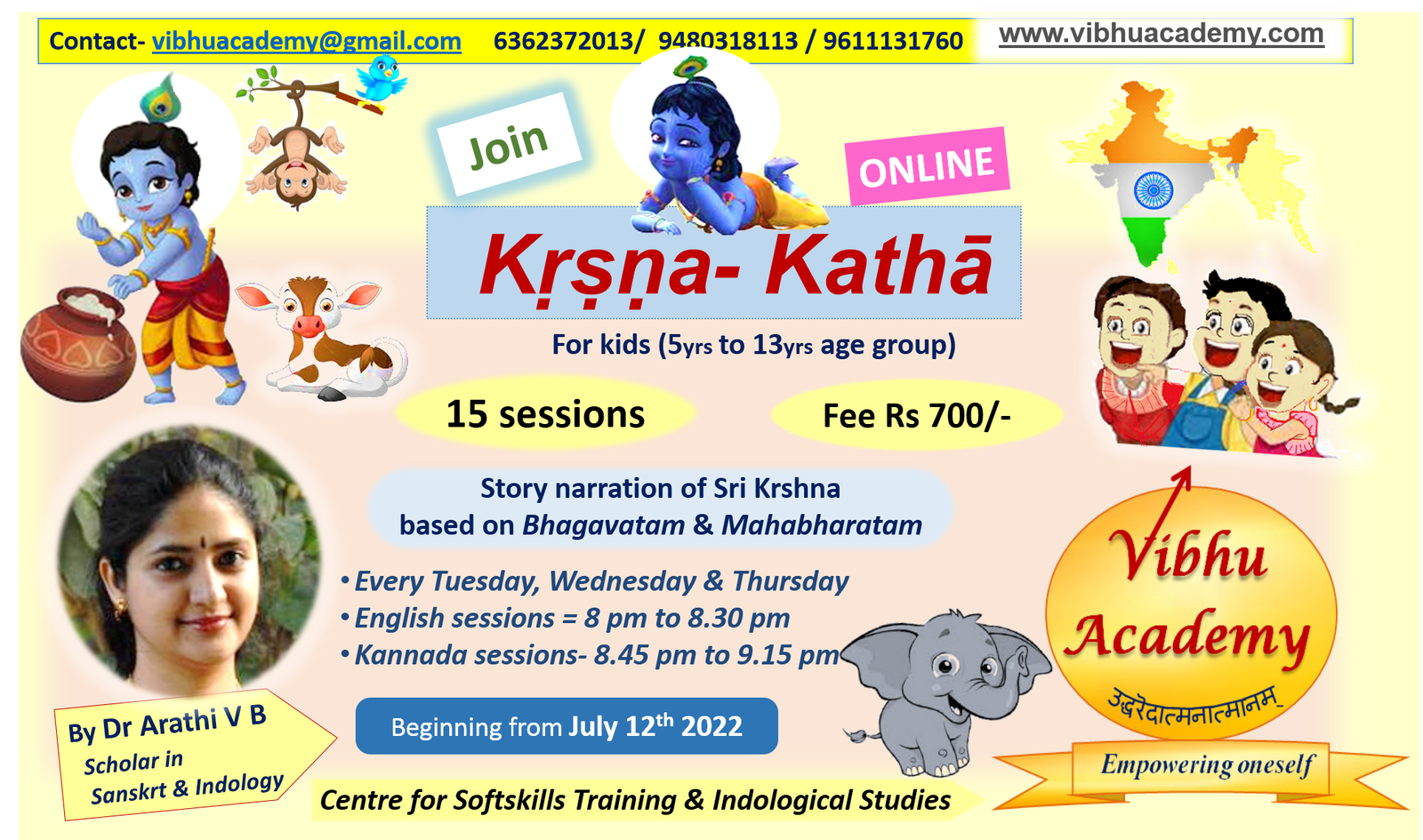 Krishna-Katha for Kids: New Course Announcement 