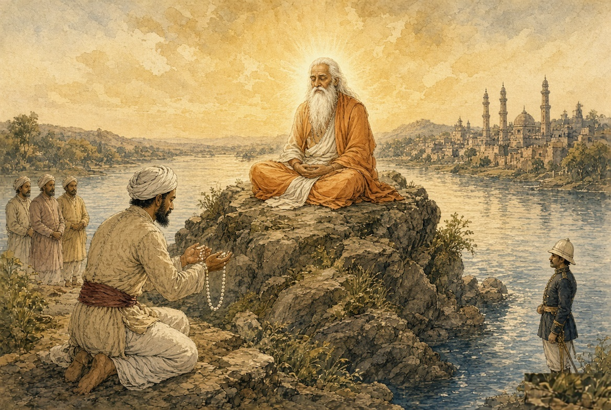 Illustration of Swami Vankhandi of Sadh Belo 