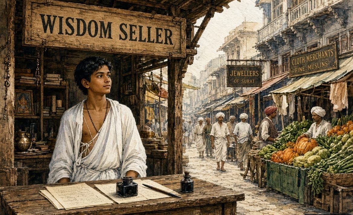 The Wisdom Seller: A Forgotten  Folk Tale of a Brahmin Boy Who Sold Wisdom and Saved a King