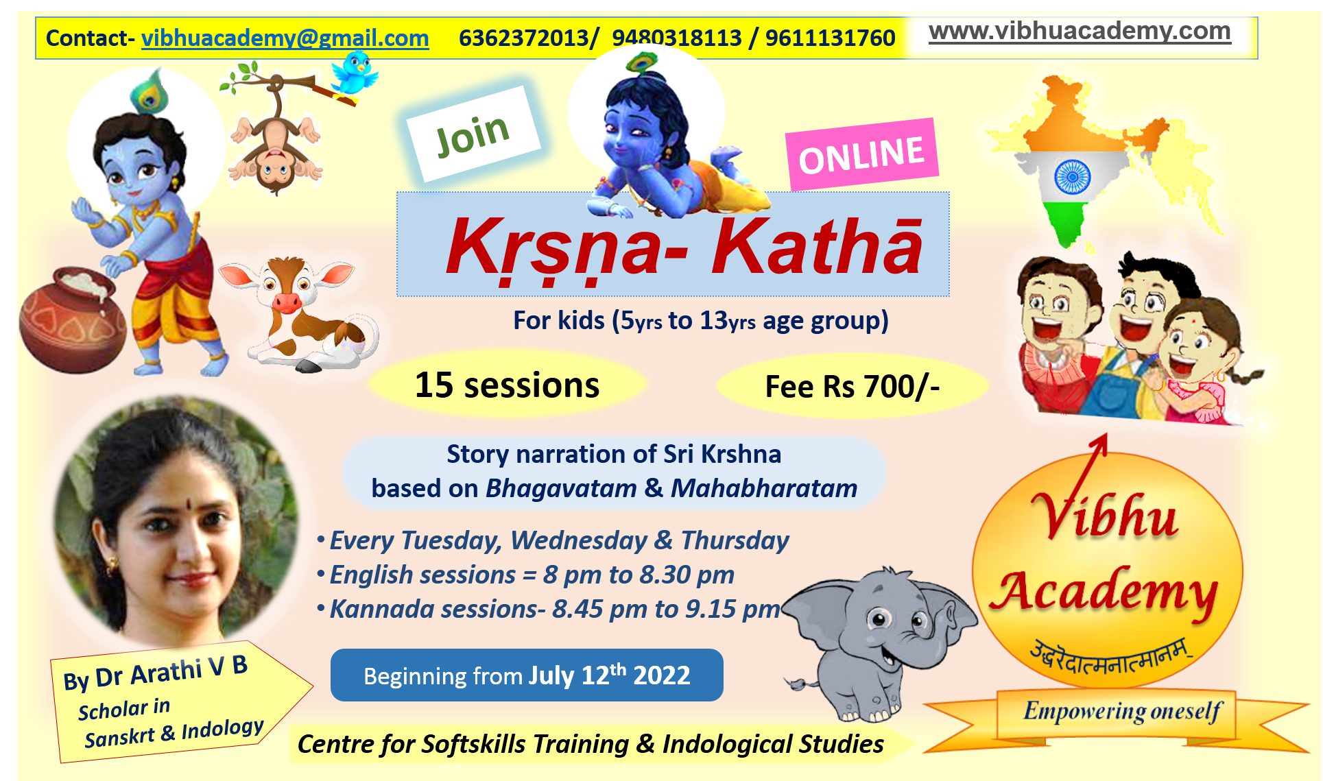 Krishna-Katha for Kids: New Course Announcement 